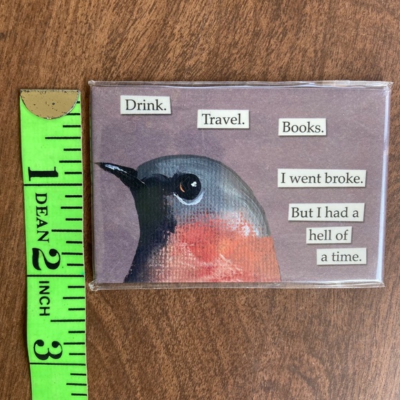 Retro Style Book Lovers Refrigerator Magnets - Set of Two - Picture 6 of 8